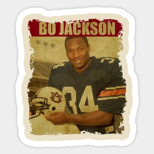 Bo Jackson - NEW RETRO STYLE Sticker